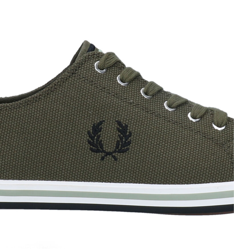 Fred Perry Kingston Chaussures à lacets en Kaki pour hommes (325752)