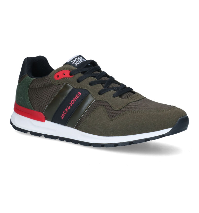 Jack & Jones Stellar Mesh Baskets en Kaki en textile (314959)
