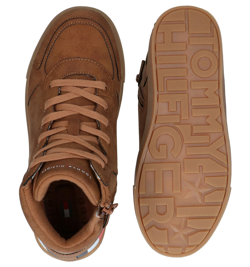 Tommy Hilfiger Baskets en Cognac en simili cuir (279907)