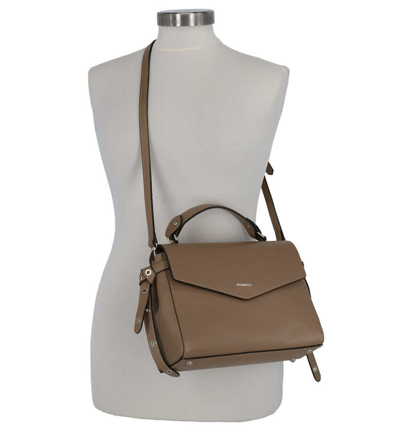 Piumelli Bruxelles Sac à main en Taupe en cuir (270247)