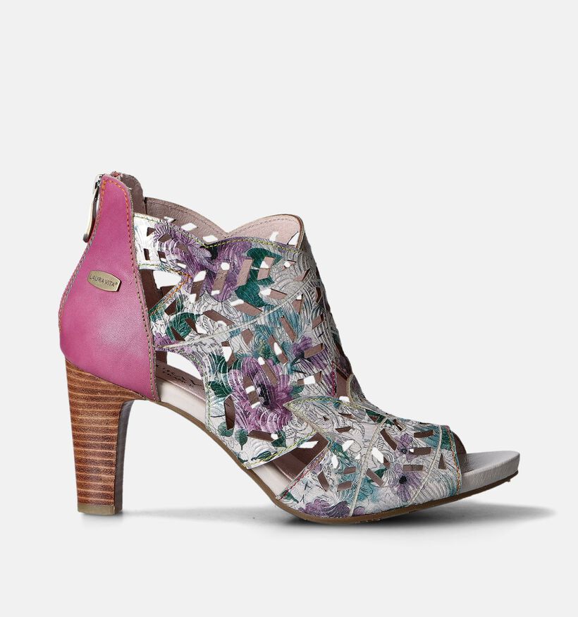 Laura Vita Albane Escarpins peeptoe en Rose pour femmes (356717)