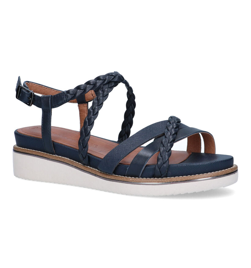 Tamaris Sandales avec talon compensé en Beige pour femmes (322286)