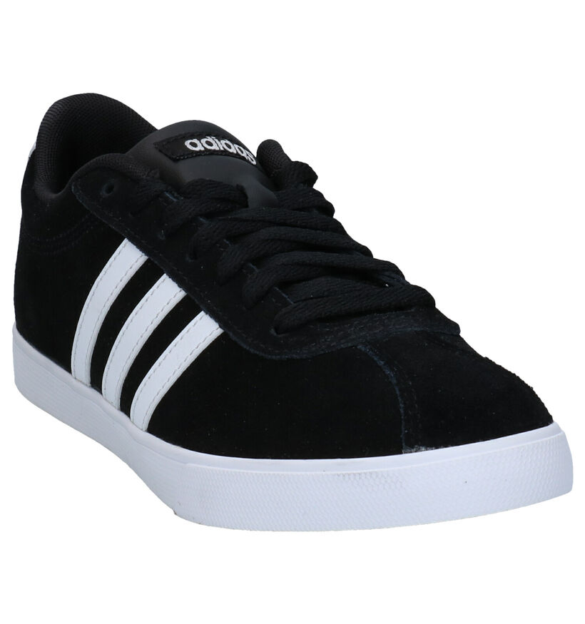 adidas Courtset Baskets en Gris en cuir (276455)