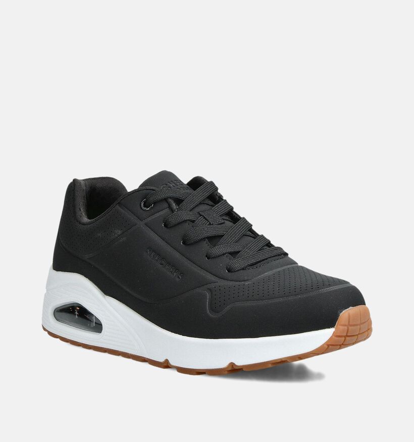 Skechers Uno Stand On Air Zwarte Sneakers voor jongens, meisjes (360974)