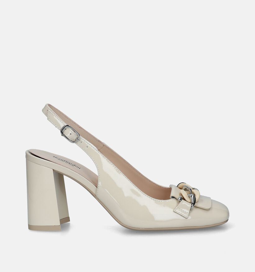 NeroGiardini Escarpins slingback en Beige clair pour femmes (337143)