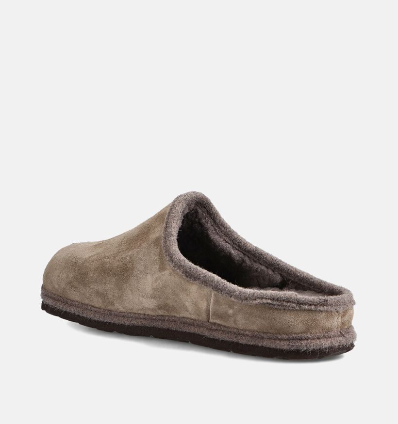Rohde Pantoufles en Vert pour hommes (365504) - pour semelles orthopédiques