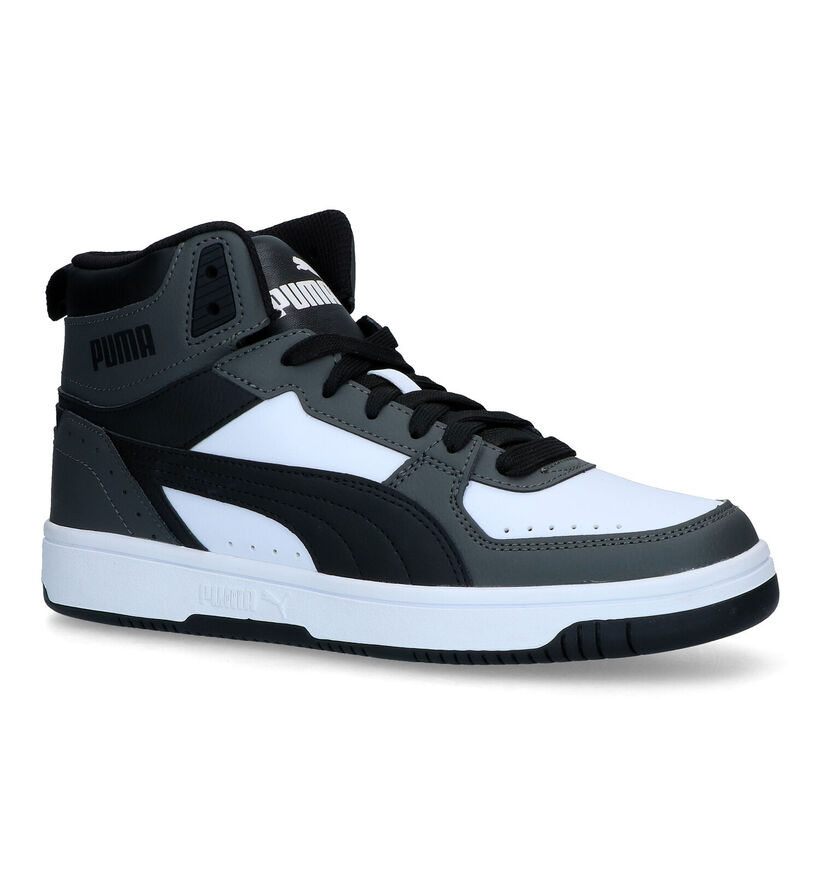 Puma Rebound Joy Grijze Sneakers in kunstleer (318645)