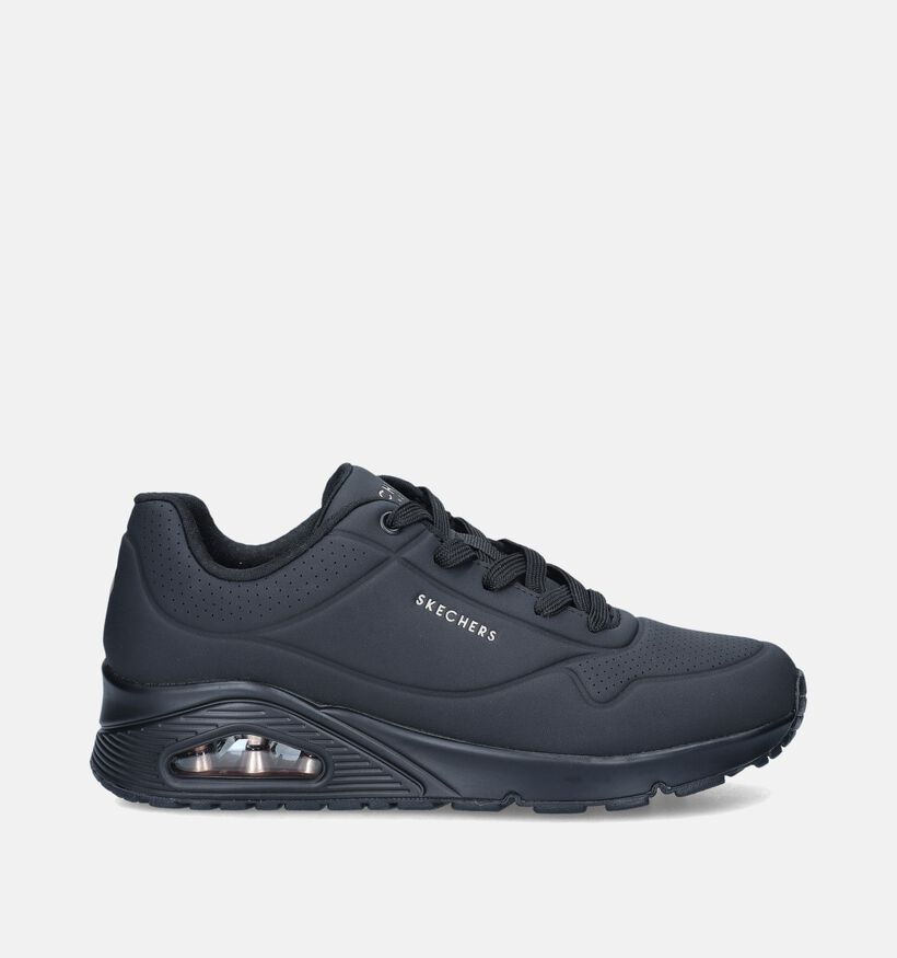 Skechers Uno Stand On Air Zwarte Sneakers voor dames (350488)