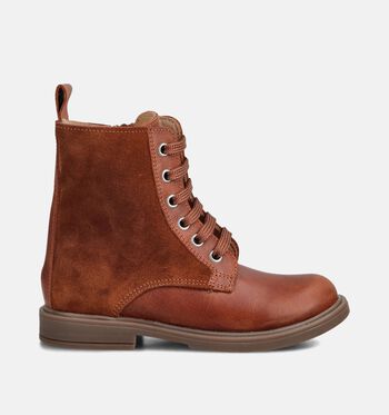 Milo & Mila Hoge schoenen Cognac