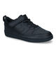 Nike Court Borough Baskets en Noir en cuir (302143)