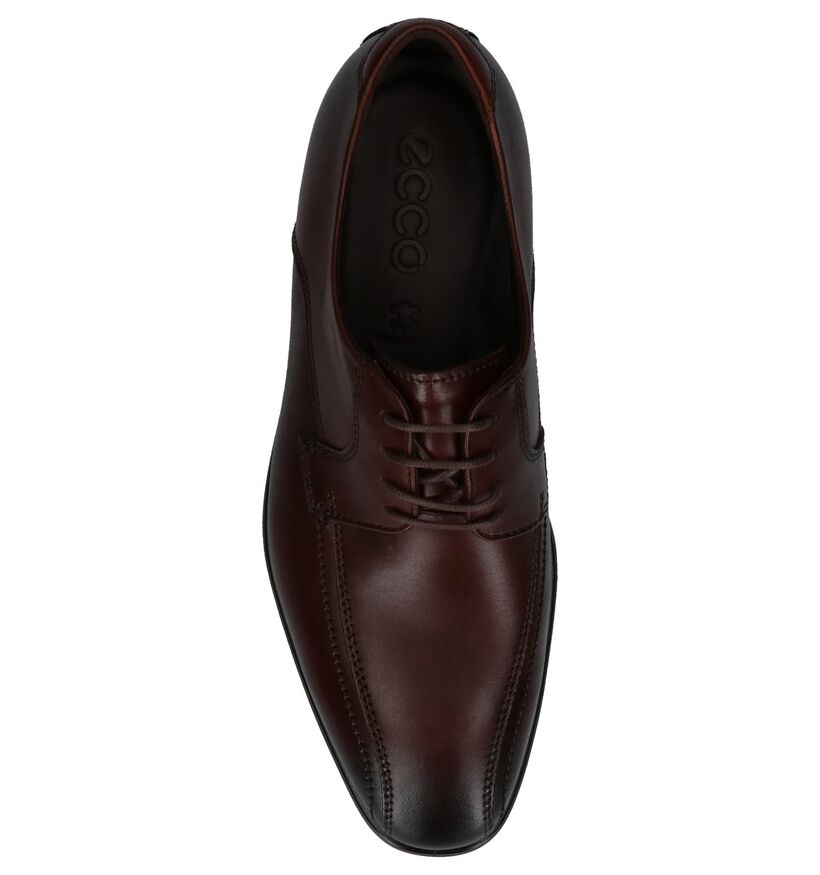 ECCO Chaussures classiques en Brun foncé pour hommes (237748) - pour semelles orthopédiques