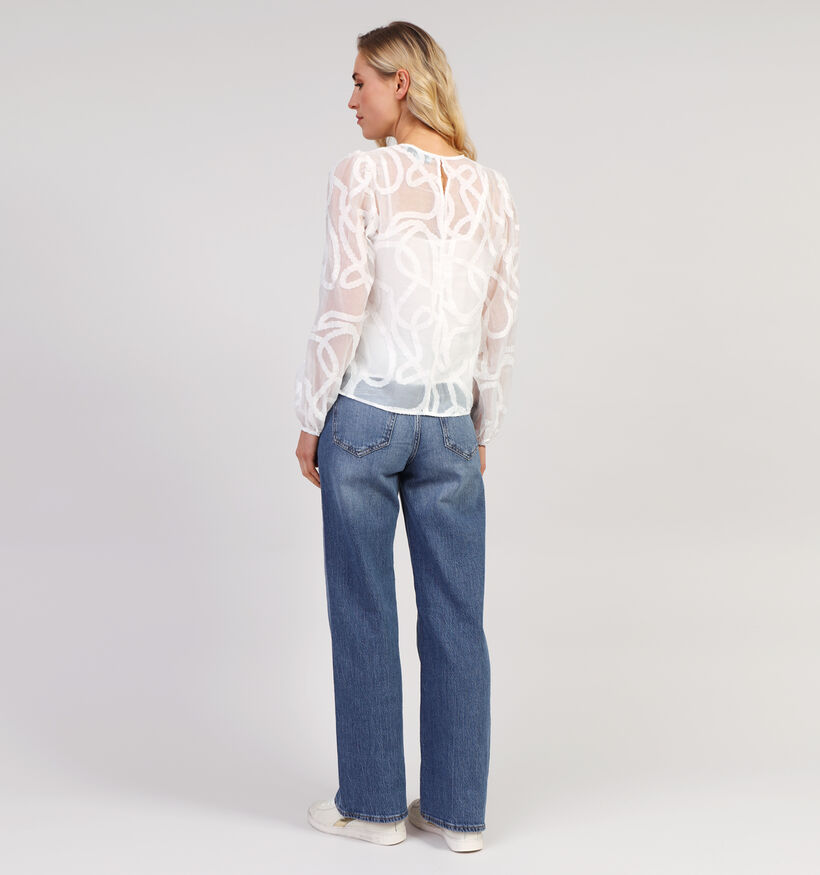 Minus Odine Blouse en Blanc pour femmes (361036)