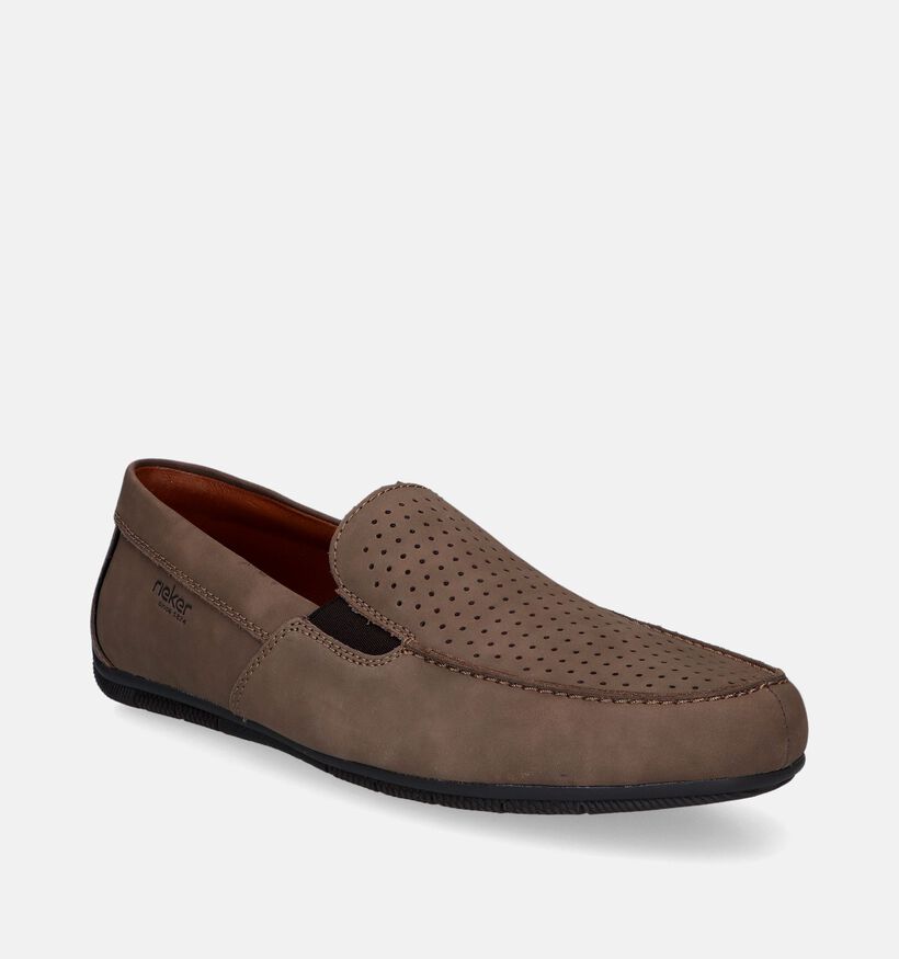 Rieker Chaussures à enfiler en Cognac pour hommes (339166)