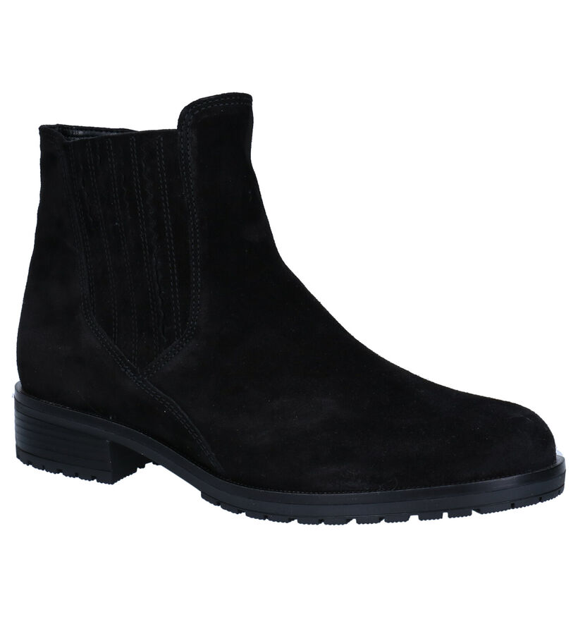 Gabor Bottines en Noir en daim (282373)