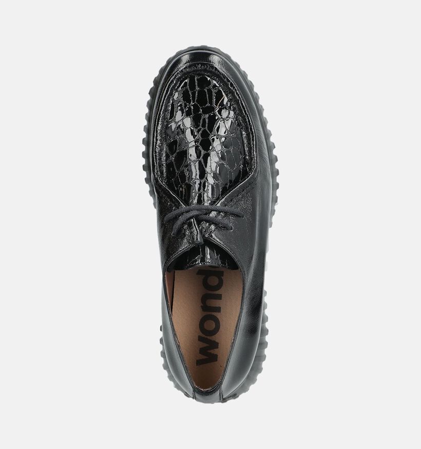 Wonders Zwarte Loafers voor dames (381441) - geschikt voor steunzolen
