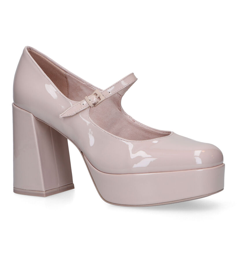 Tamaris Roze Platform Pumps met Blokhak en Riempje voor dames (320559)