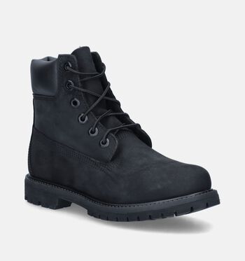Timberland 6 Inch Premium Boots Black Nubuck