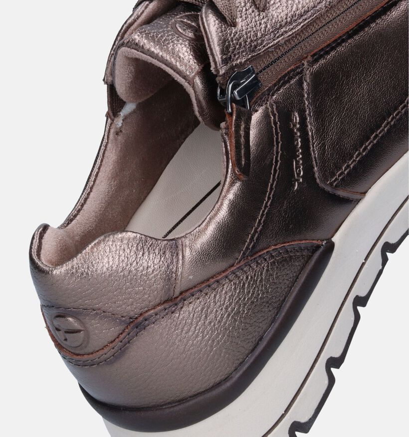 Tamaris Bronzen Sneakers voor dames (344695) - geschikt voor steunzolen