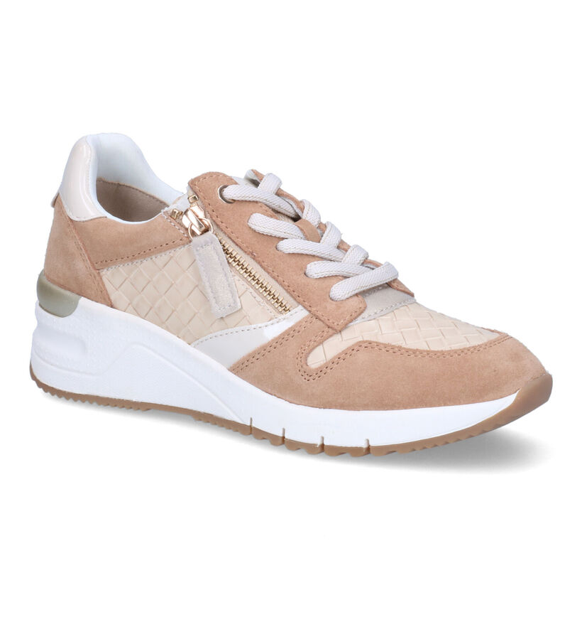 Tamaris Baskets casual en Beige foncé pour femmes (306318) - pour semelles orthopédiques