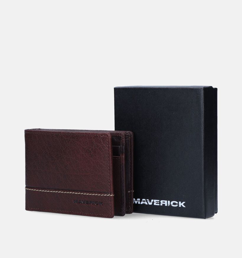 Maverick Portefeuille en Marron pour hommes (358823)