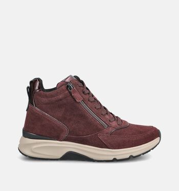 Gabor Comfort High Baskets Marron/Rouge