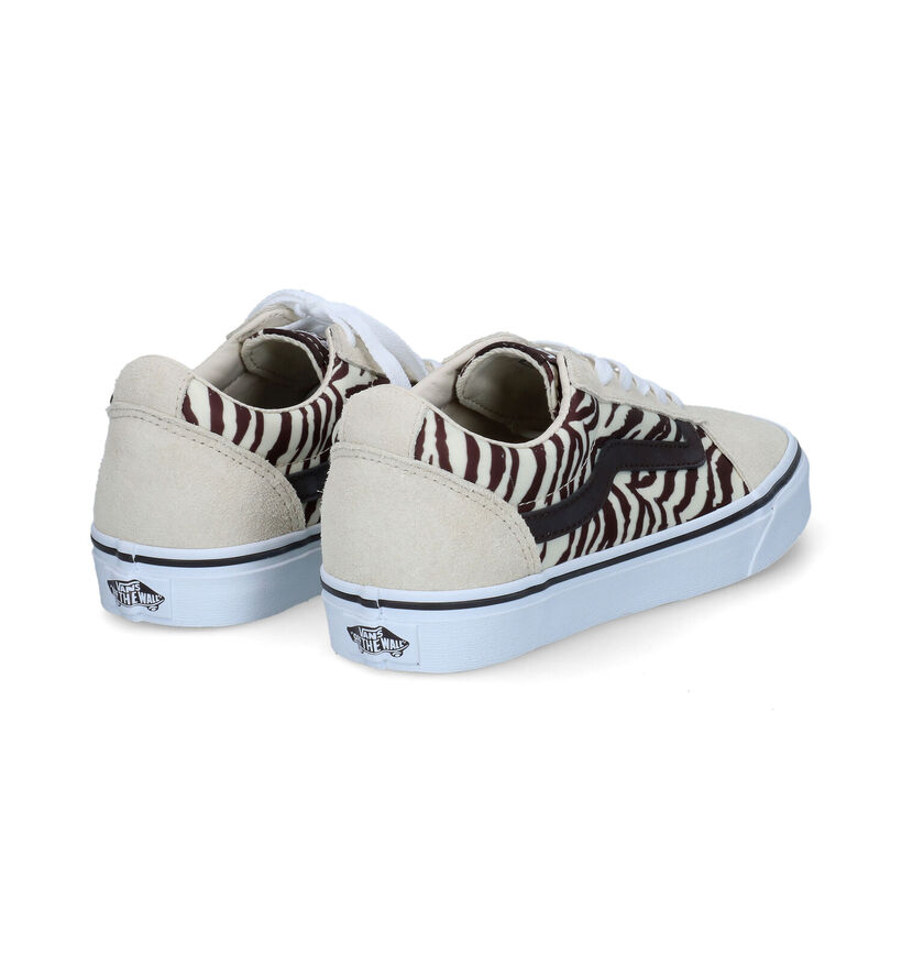 Vans Ward Baskets de skate en Noir pour femmes (327994)