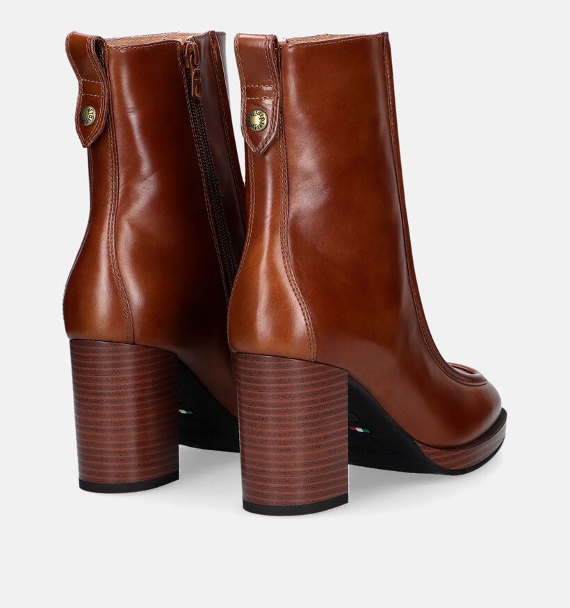 NeroGiardini Bottines à talons en Cognac pour femmes (329935)