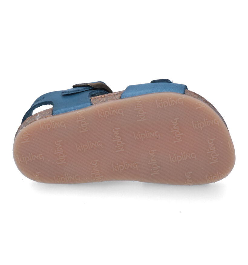 Kipling Easy 4 Blauwe Sandalen in leer (308882)