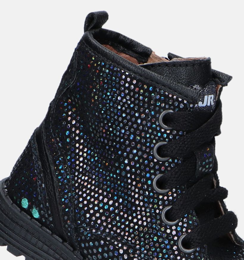 Bunnies Zwarte Bottines voor meisjes (347751) - geschikt voor steunzolen