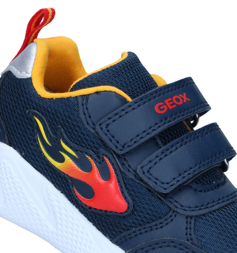 Geox Sprintye Blauwe Sneakers voor jongens (321551) - geschikt voor steunzolen