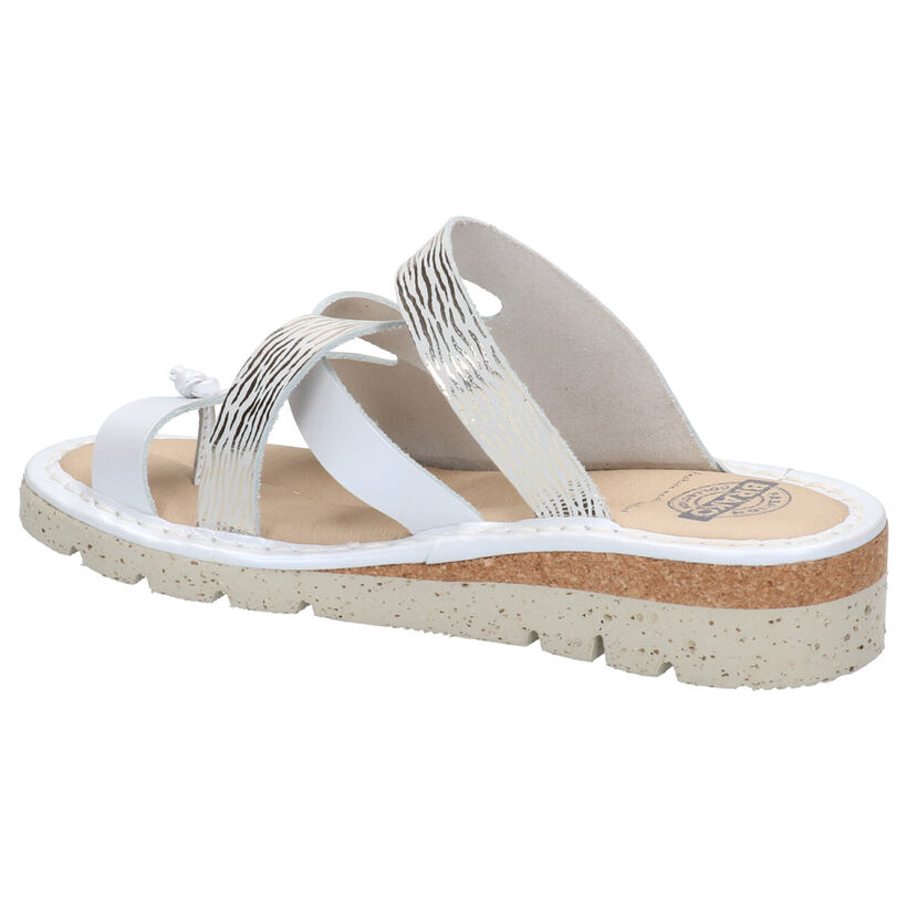 Brako Anatomics Tongs en Blanc en cuir (272891)