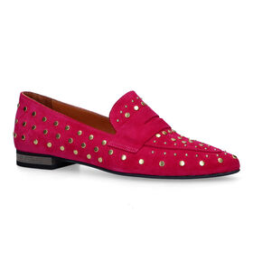 Babouche Loafers en Rose fuchsia pour femmes (325559)