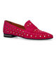 Babouche Loafers en Rose fuchsia pour femmes (325559)