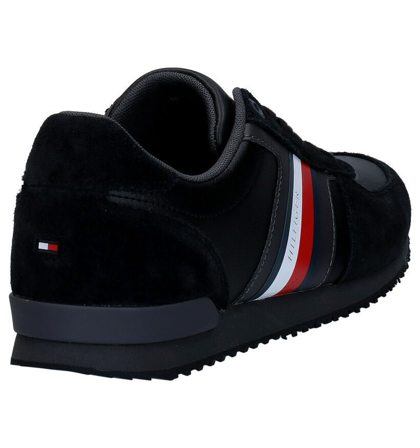 Tommy Hilfiger Iconic Blauwe Veterschoenen in daim (279957)