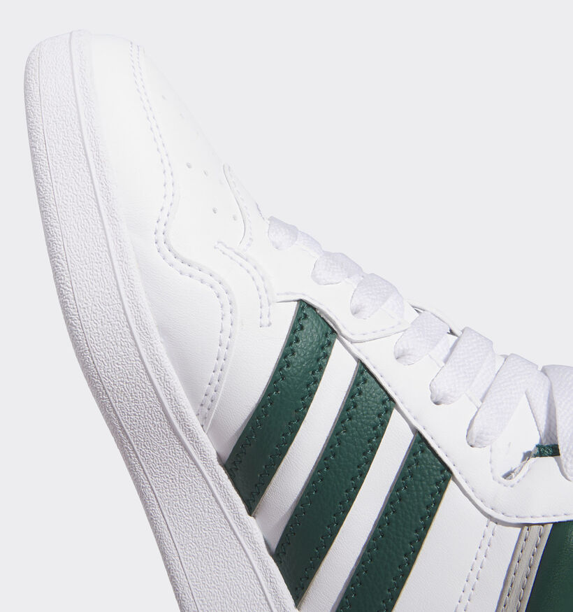 adidas Hoops Mid Witte Sneakers voor jongens, meisjes (357095) - geschikt voor steunzolen