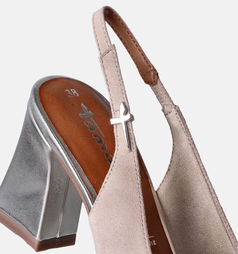 Tamaris Escarpins slingback en Taupe pour femmes (356958)