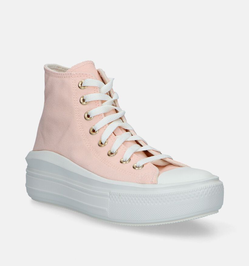 Converse CT All Star Move Baskets en Rose pour femmes (341510)