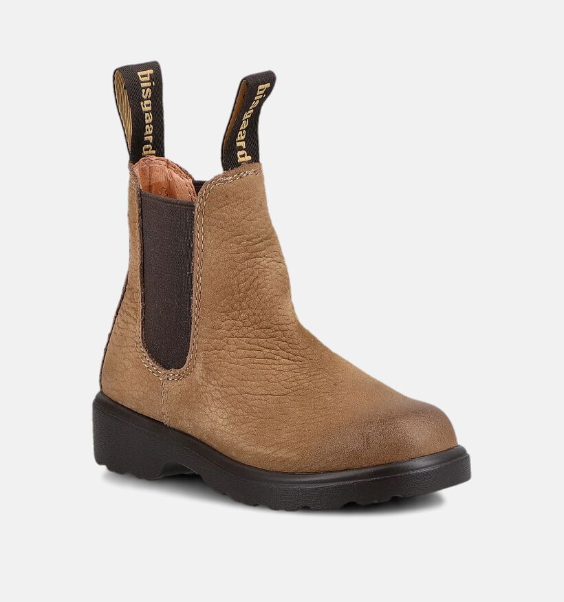 Bisgaard Bottines Chelsea en Marron pour filles, gar&ccedil;ons (388705) - pour semelles orthop&eacute;diques