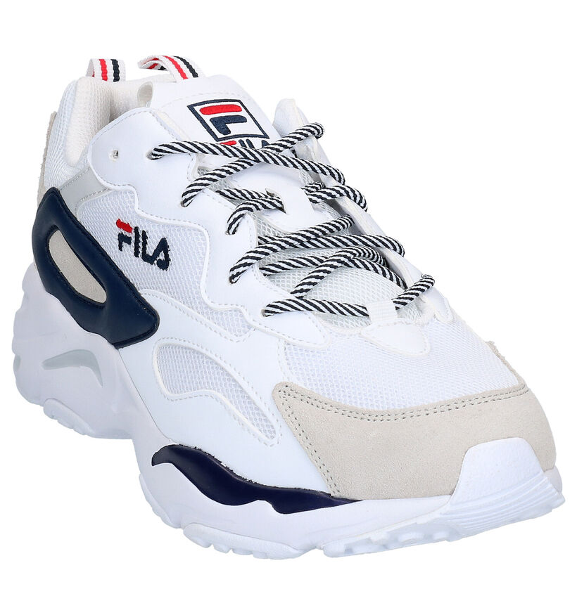 Fila Ray Tracer Witte Sneakers in nubuck (265544)