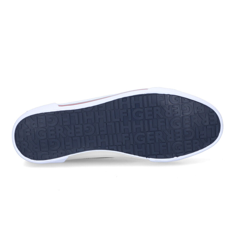 Tommy Hilfiger Core Corporate Baskets en Bleu pour hommes (304037) - pour semelles orthopédiques