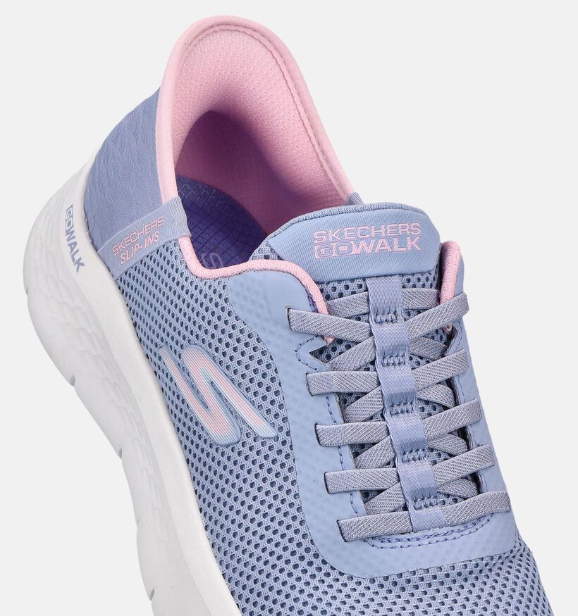 Skechers Go Walk Flex Grand Entry Lila Sneakers voor dames (375604)