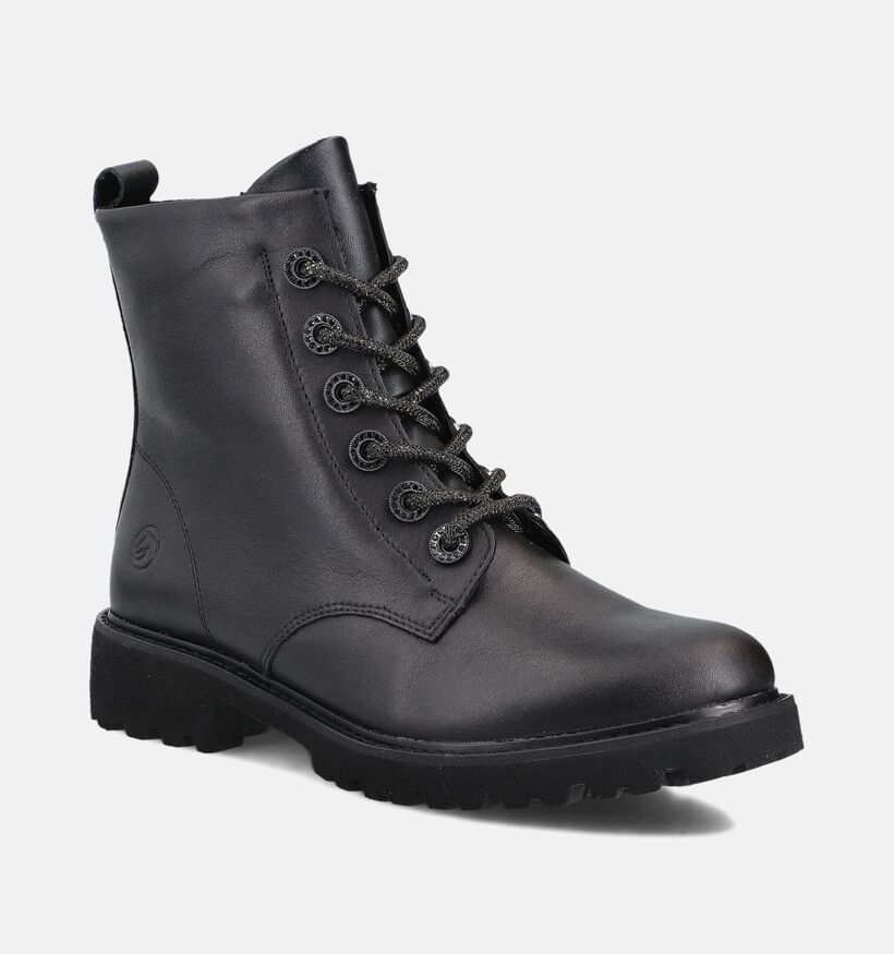 Remonte Boots à lacets en Noir pour femmes (363583) - pour semelles orthopédiques
