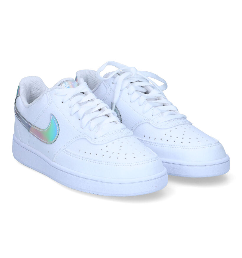 Nike Court Vision Baskets en Blanc pour femmes (316830)