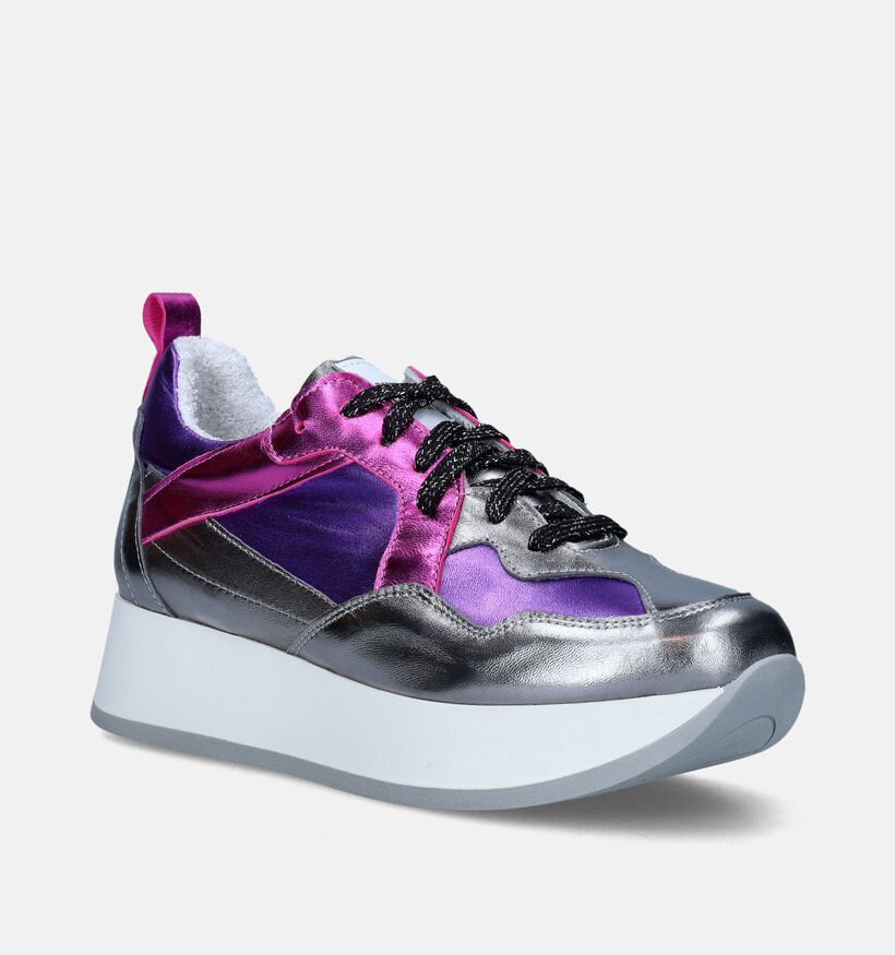 Sweet Lemon Biblos Zilveren Sneakers voor dames (349254) - geschikt voor steunzolen