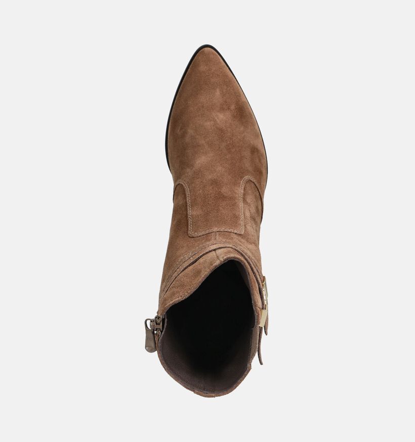 NeroGiardini Bottines en Beige fonc&eacute; pour femmes (379407)