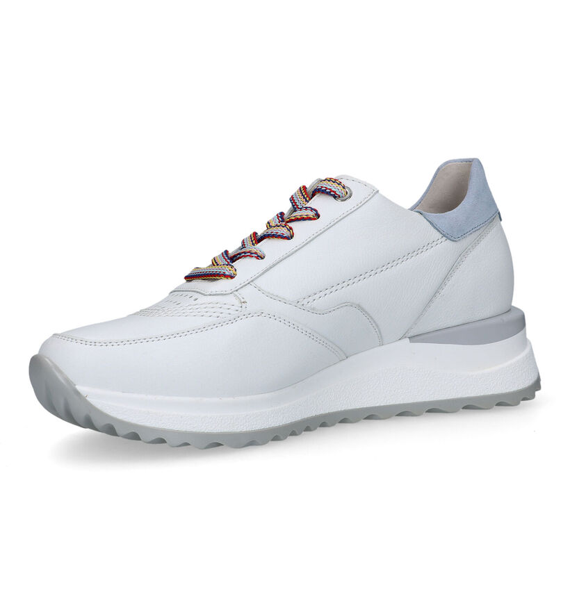 Gabor OptiFit Witte Sneakers voor dames (319478) - geschikt voor steunzolen