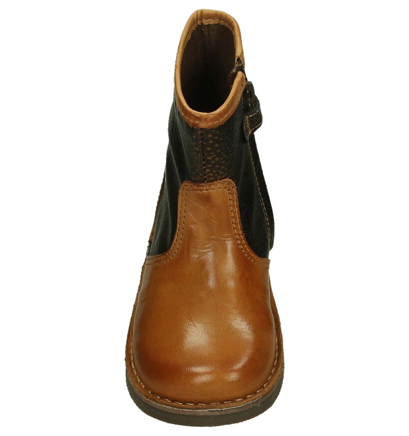 Bana & Co Bottes basses en Cognac en cuir (204583)