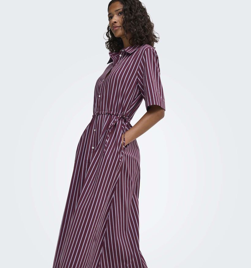 JDY Mio Robe mi-longue en Bordeaux pour femmes (378306)