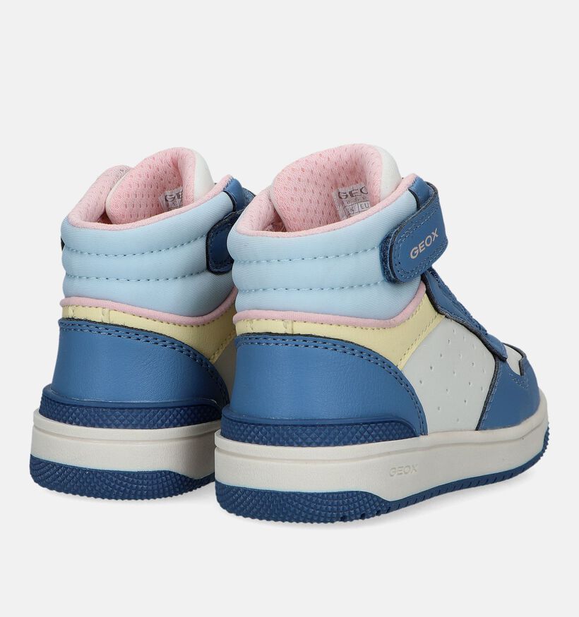 Geox Washiba Blauwe Hoge Sneakers voor meisjes (330129) - geschikt voor steunzolen