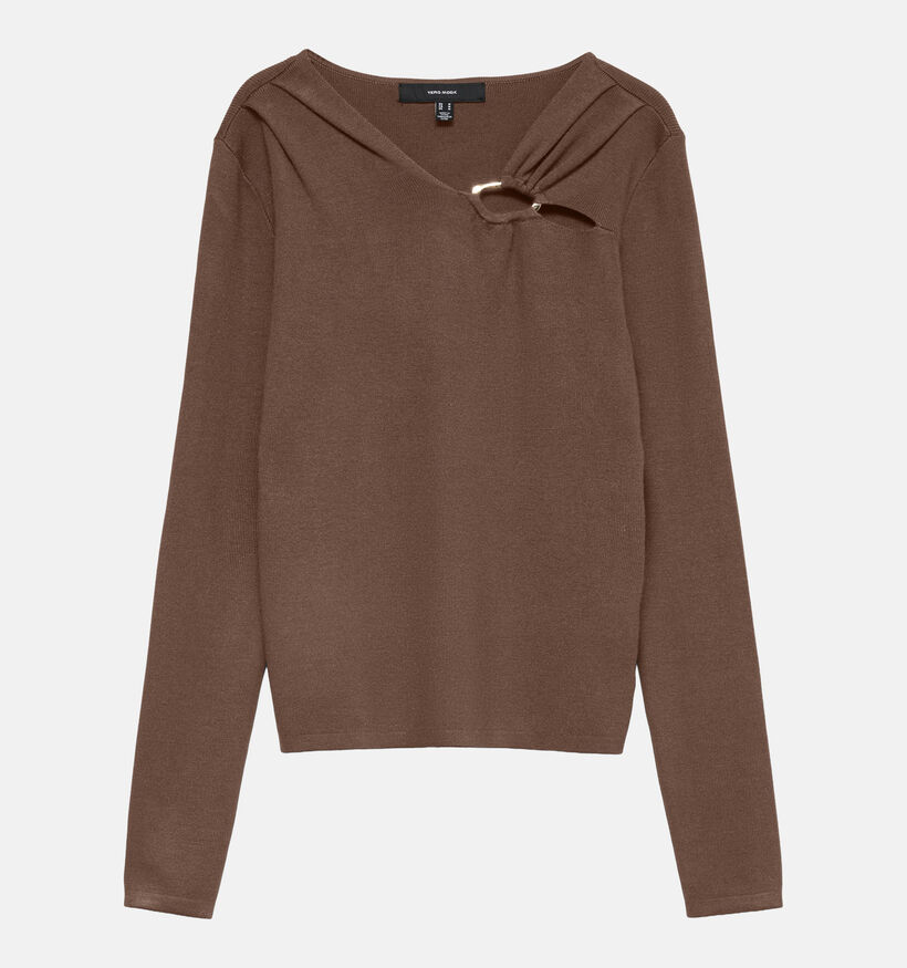 Vero Moda Jain Buckle Pull en Marron pour femmes (379685)